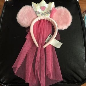 Disney Parks Pink Princess Minnie Ears